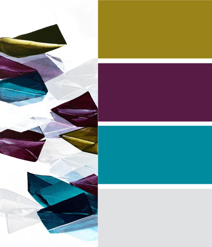 Abstract Painting Color Schemes