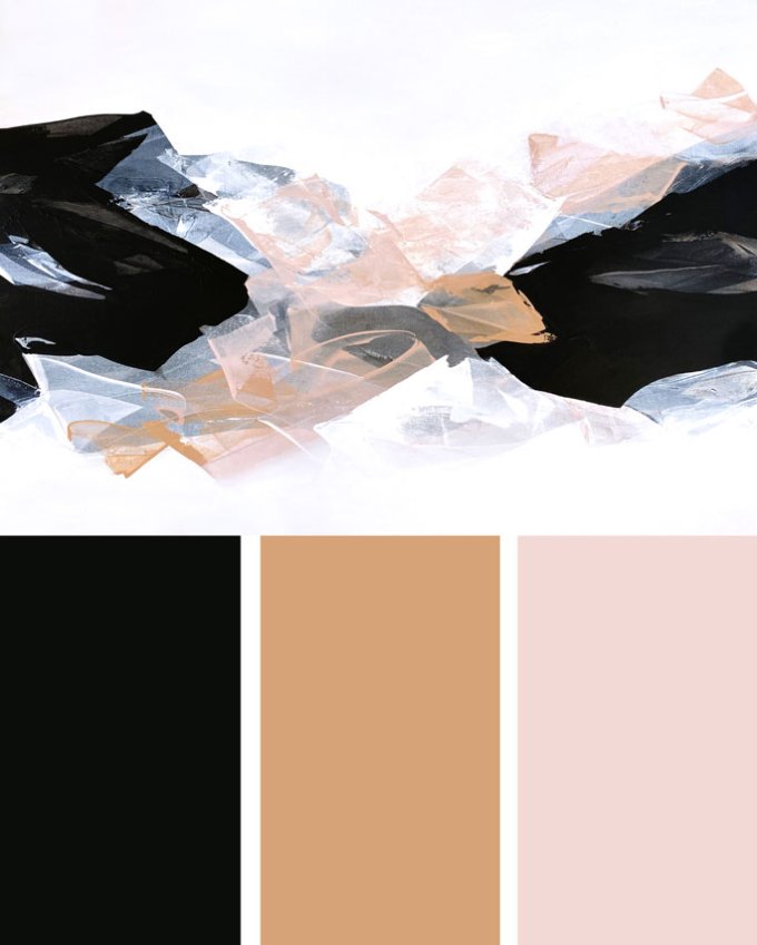 Abstract Painting Color Schemes